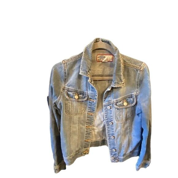Old Navy Women’s Distressed Denim Jean Jacket Size XS Light Wash - Picture 2 of 9